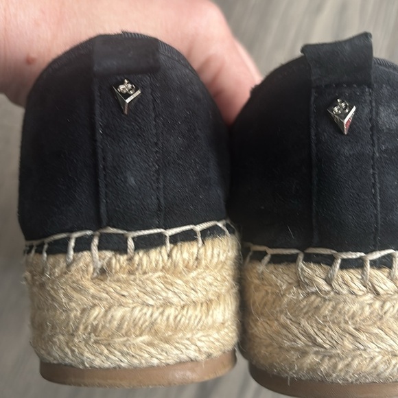 Sam Edelman | Carrin Platform Espadrille Slip on Flats Loafers Suede Black Size8 - Picture 7 of 10